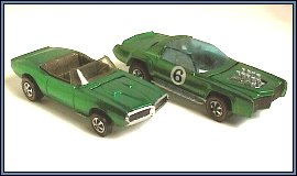 Spectraflame emerald green and forest green