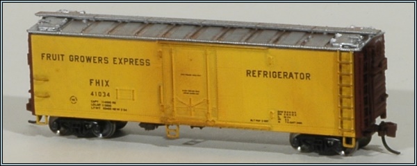 191202 New Micro-Trains Line Fruit Growers Express Refrigerator Car 191201 